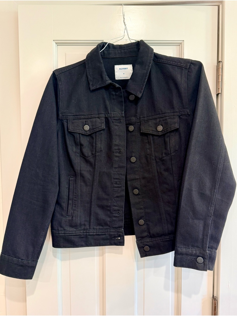 Old Navy Women's Black Denim Jacket - M